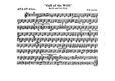 Call of the Wild: Alto horns III, IV parts by Frank Hoyt Losey