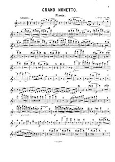 Grand Nonet, Op.31: Flute part by Louis Spohr