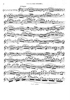 Two String Quintets, Op.33: Quintet No.2 – violin I part by Louis Spohr