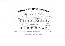 Three Easy Rondos on 'The Marriage of Figaro' by Mozart, Op.56: Rondo No.3 by Friedrich Kuhlau