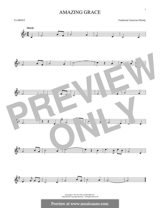 For one instrument (printable scores): For clarinet by folklore