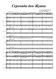 Six Romances, TH 101 Op.38: No.1 Don Juan's Serenade (a minor) by Pyotr Tchaikovsky