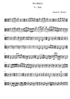 Avvidecci: Viola part by Sandro G. Masoni