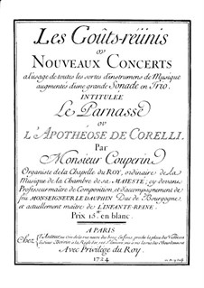 Nouveaux concerts ou les goûts réunis: Nouveaux concerts ou les goûts réunis by François Couperin