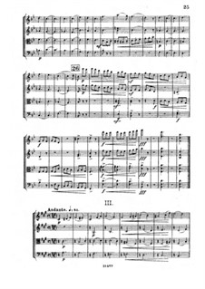 String Quartet No.2 in D Major, Op.68: Movement III by César Cui