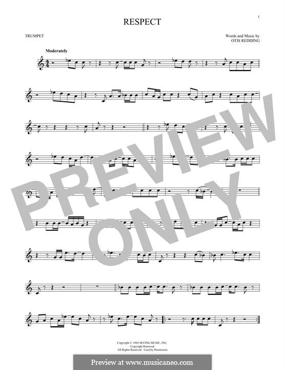 Instrumental version: For trumpet by Otis Redding