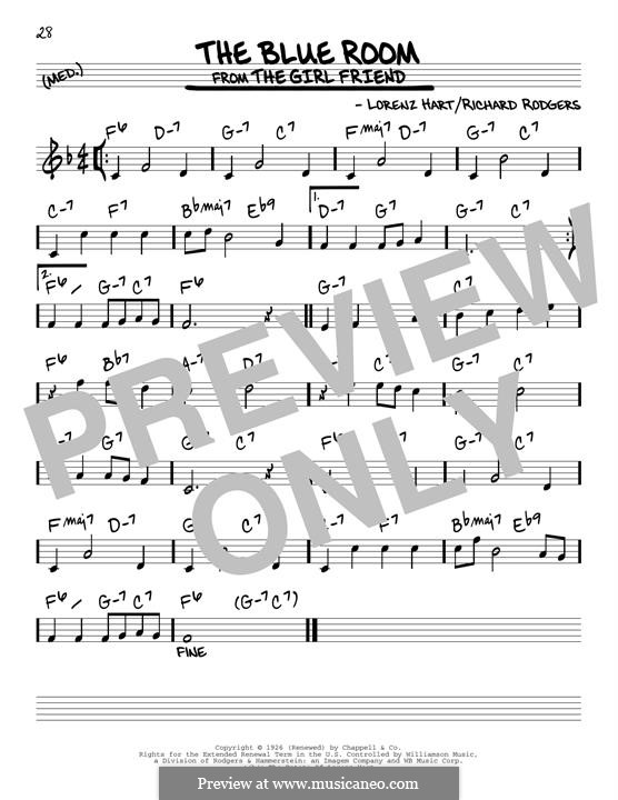 The Blue Room: For guitar by Richard Rodgers