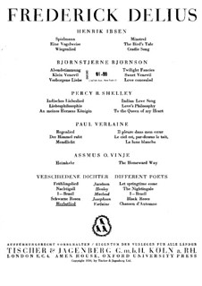 Chanson d'automne: Chanson d'automne by Frederick Delius