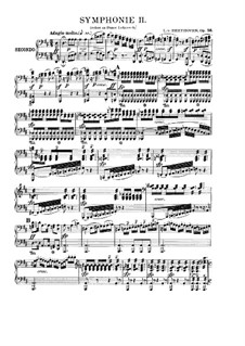 Complete set: Version for piano four hands by Ludwig van Beethoven