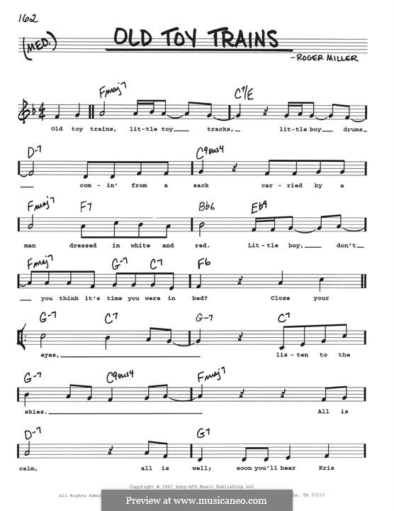Old Toy Trains by R. Miller sheet music on MusicaNeo