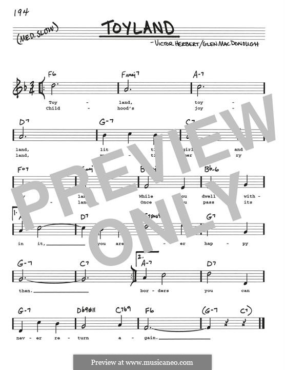 Toyland: For guitar by Victor Herbert