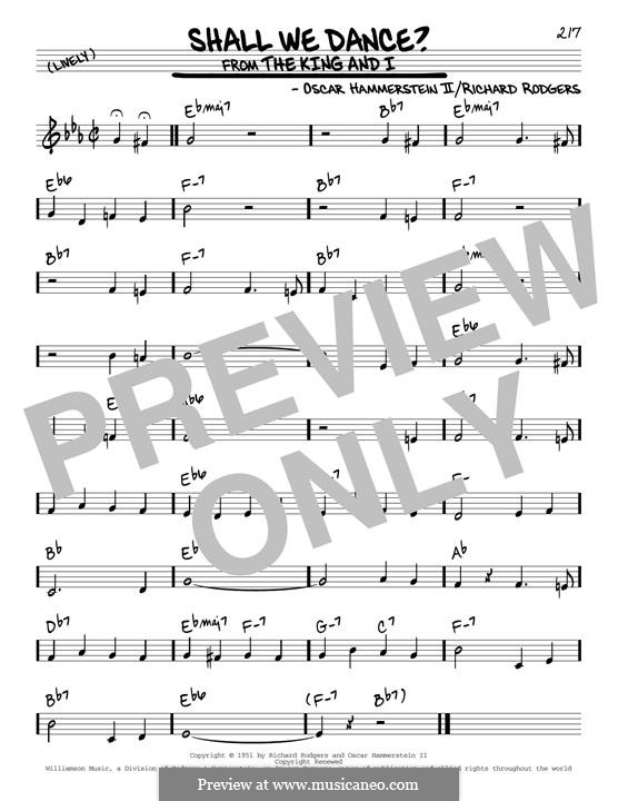 Shall We Dance? (from The King and I): For guitar by Richard Rodgers