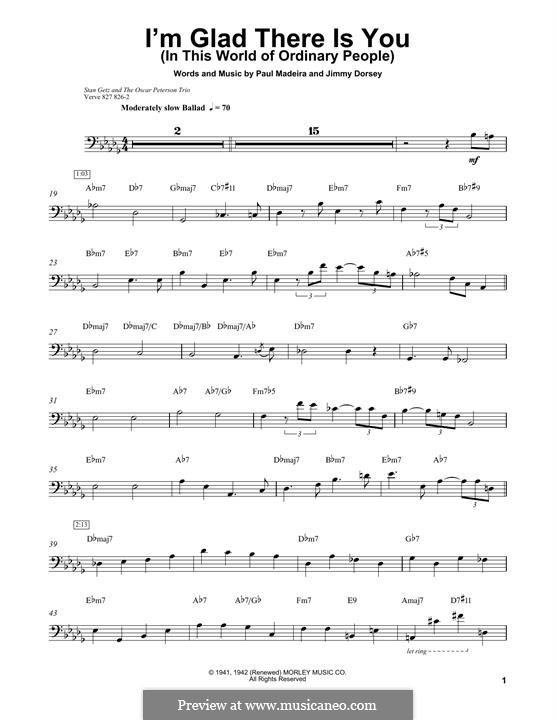 I'm Glad There Is You (In This World of Ordinary People) by J