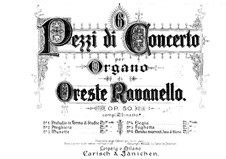Six Concert Pieces, Op.50: Six Concert Pieces by Oreste Ravanello