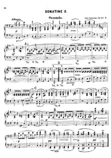 Sonatinas for Piano Four Hands, Op.127b: Sonatina No.2 by Carl Reinecke