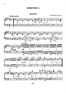 Sonatinas for Piano Four Hands, Op.127b: Sonatina No.4 by Carl Reinecke