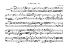String Quartet No.19 in C Major 'Dissonance', K.465: Arrangement for piano four hands by Wolfgang Amadeus Mozart