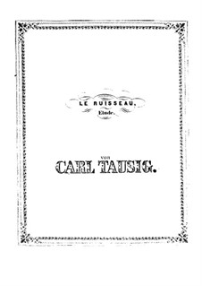 Le ruisseau. Etude, Op.6: Le ruisseau. Etude by Carl Tausig