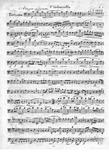 Trio for Flute, Violin and Сello No.2, Op.39: Cello part by Raphael Dressler