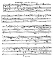 Gaude felix: Gaude felix by John Dunstable