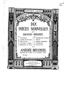 Dix pièces nouvelles, Op.180: No.2 Symphonic Allegro by Amédée Reuchsel