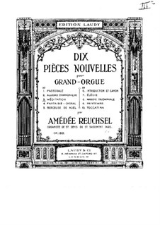 Dix pièces nouvelles, Op.180: No.3 Méditation by Amédée Reuchsel