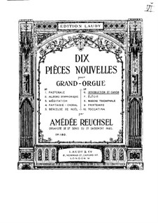 Dix pièces nouvelles, Op.180: No.6 Introduction and Canon by Amédée Reuchsel