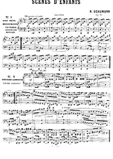 Complete set: For piano four hands by Robert Schumann