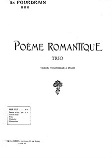 Romantic Poem: Full score by Félix Fourdrain