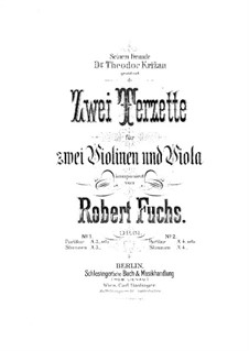 String Trio in E Major, Op.61: Violin I part by Robert Fuchs