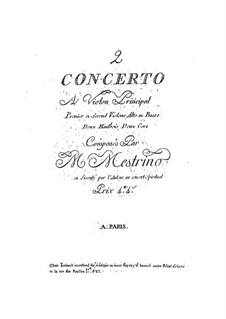 Violin Concerto No.2 in G Major: Violin Concerto No.2 in G Major by Niccolò Mestrino