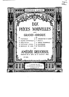 Dix pièces nouvelles, Op.180: No.9 Printemps by Amédée Reuchsel