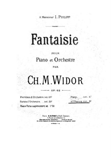 Fantasia in A Flat Major, Op.62: First part by Charles-Marie Widor
