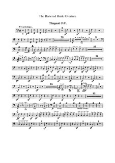 Complete Opera: Overture – timpani part by Bedřich Smetana