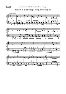 Ich steh an deiner Krippen hier, BWV 469: Choralvorspiel manualiter by Johann Sebastian Bach