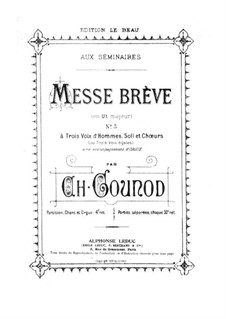 Mass No.5 in C Major: Kyrie by Charles Gounod