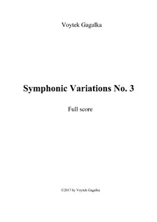 Symphonic Variations No.3: Symphonic Variations No.3 by Voytek Gagalka