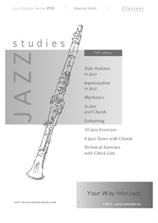 Jazz Studies: For clarinet by Martin Stolz