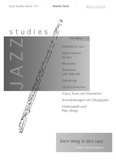 Jazz Studies: Für Querflöte by Martin Stolz