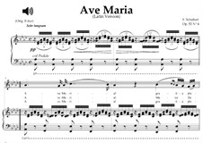 Piano-vocal score (Page 2): For mezzo (or baritone) and piano (A flat Major) by Franz Schubert