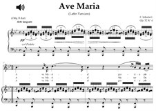 Piano-vocal score (Page 2): For soprano (or tenor) and piano (B flat Major) by Franz Schubert