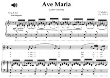 Piano-vocal score (Page 2): For contralto (or countertenor) and piano (F Major) by Franz Schubert