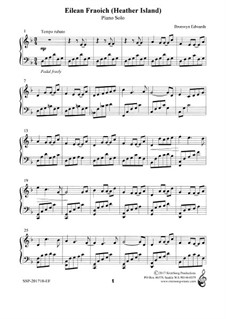 Eilean Fraoich Heather Island By B Edwards Sheet Music On Musicaneo