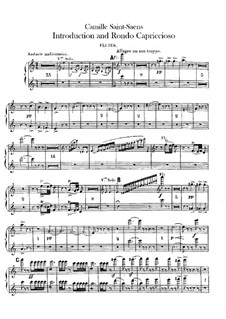 Introduction and Rondo Capriccioso, Op.28: Flutes I, II parts by Camille Saint-Saëns