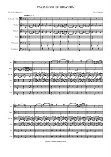 Variations on one string on a theme by Rossini, Op.24: Full score, parts by Niccolò Paganini