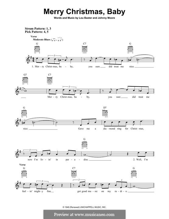 Merry Christmas Baby Johnny Moore 