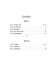 Songs by Grieg. Book I: Arrangement for violin and piano by Émile Sauret