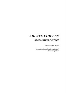 Instrumental version: For choir, quartet and piano by John Francis Wade