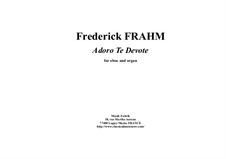 Adoro Te Devote: For oboe and organ by Frederick Frahm