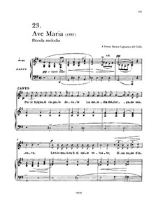 Ave Maria: For voice and piano by Francesco Paolo Tosti